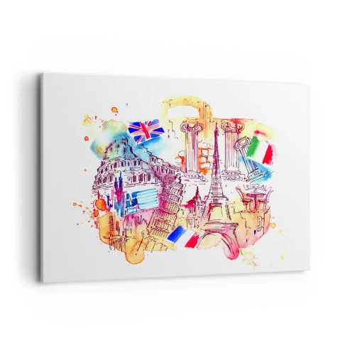 Tablou pe pânză - Turneu european - 100x70 cm