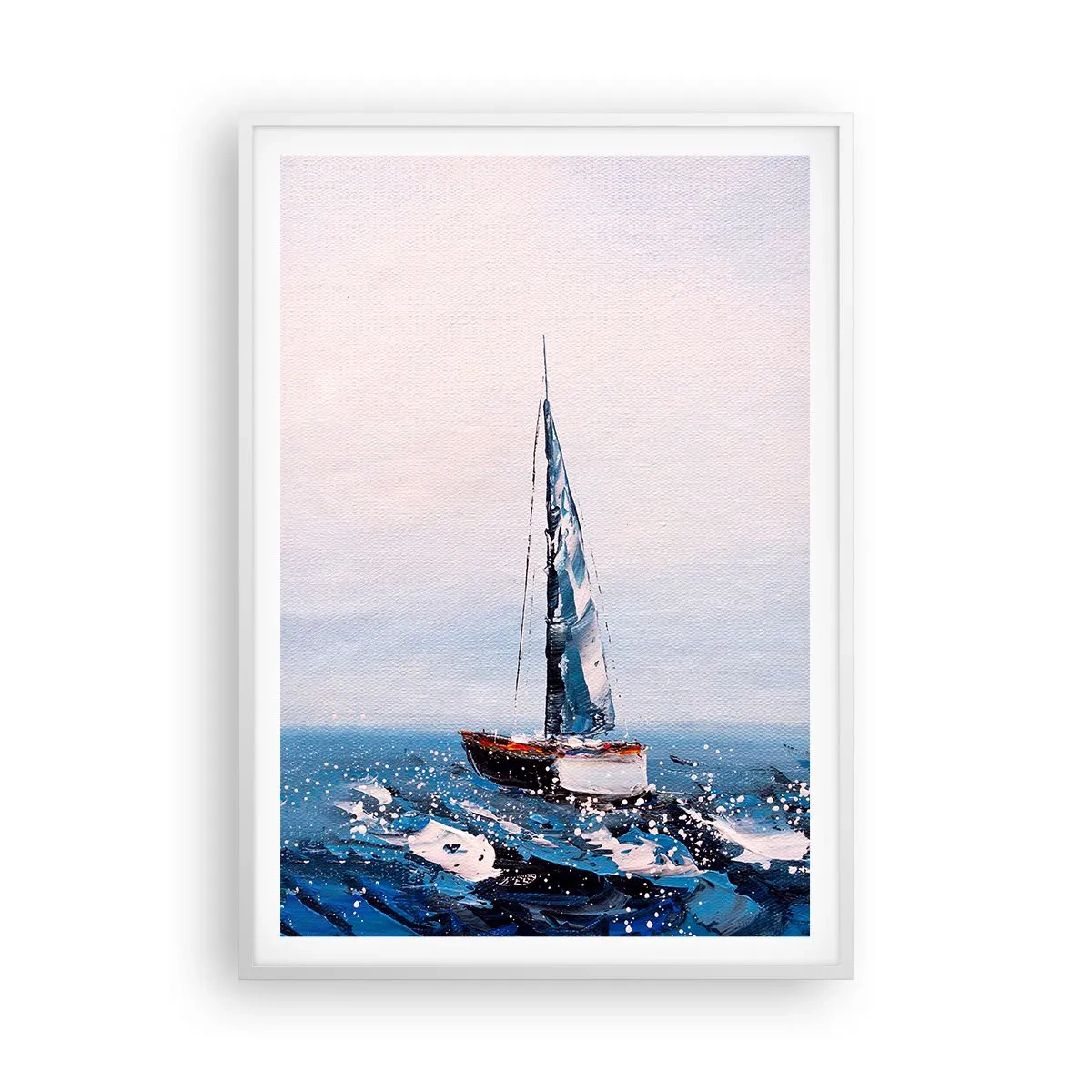 Poster în ramă albă - Frăția vântului - 70x100 cm