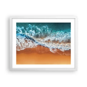 Poster în ramă albă - Întotdeauna în tandem - 50x40 cm