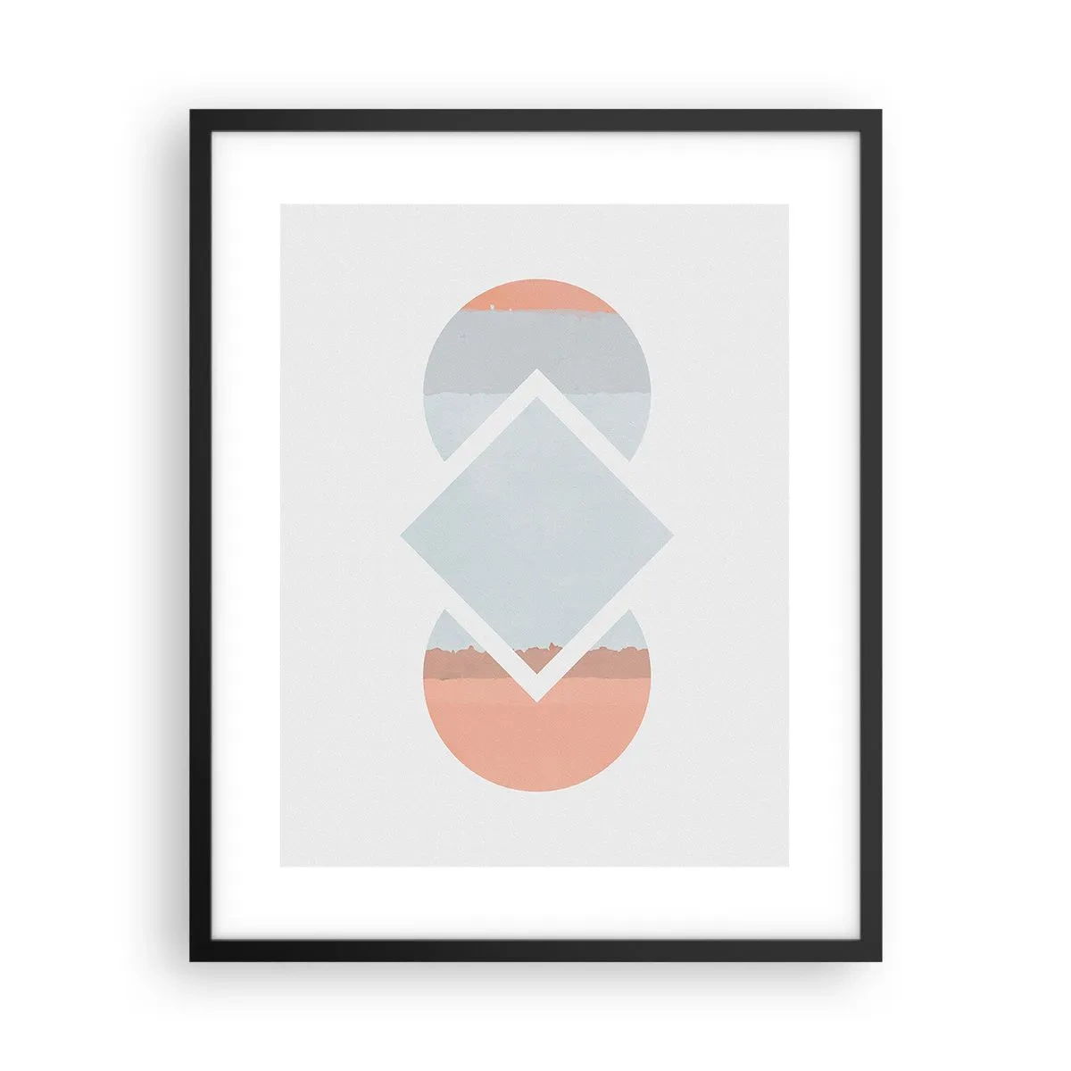 Poster în ramă neagră - Situația este clară - 40x50 cm