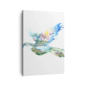 Tablou pe pânză - Pe aripile naturii - 50x70 cm