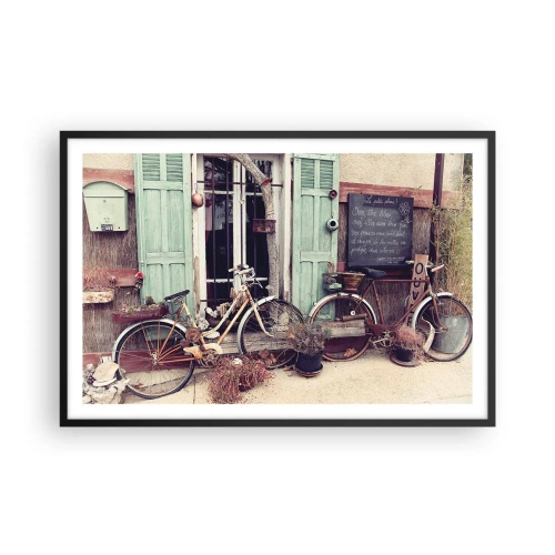Poster în ramă neagră - Trăiască provincia! - 91x61 cm