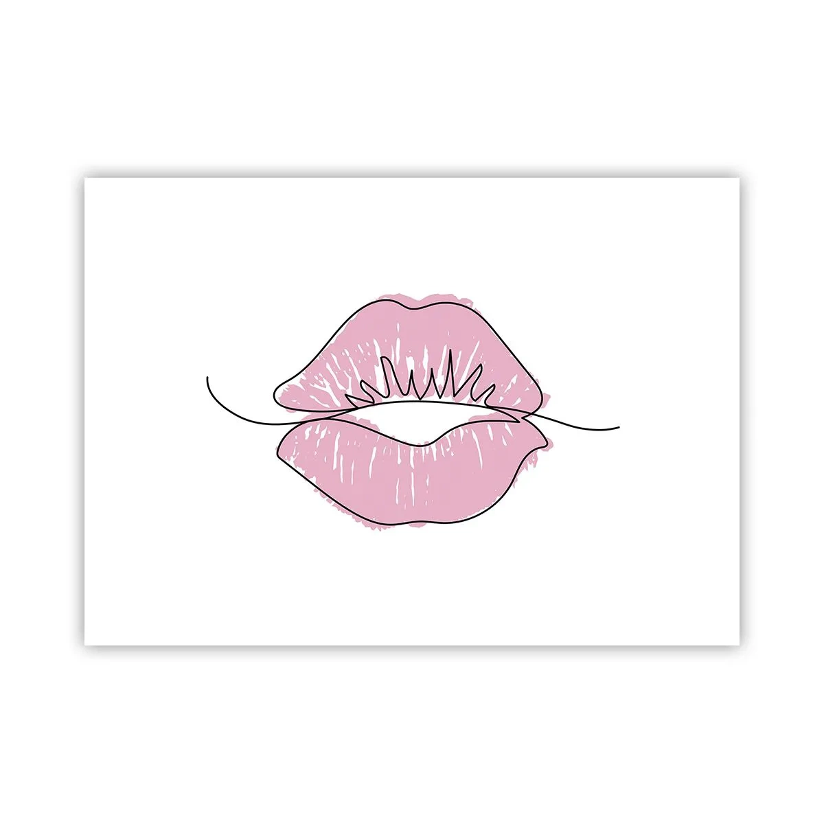 Poster - Vrei un sărut? - 70x50 cm