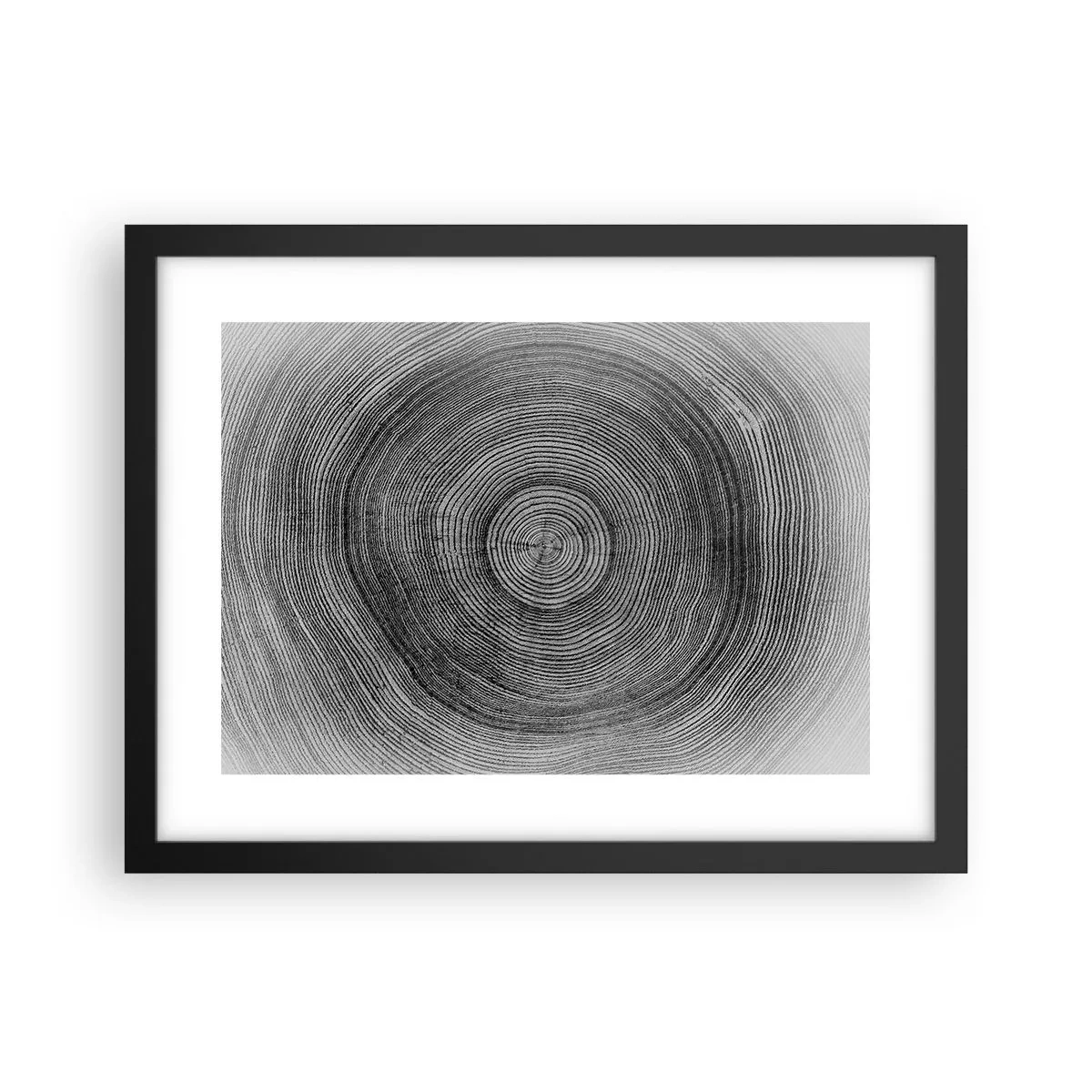 Poster în ramă neagră - Un semn al vremurilor - 40x30 cm