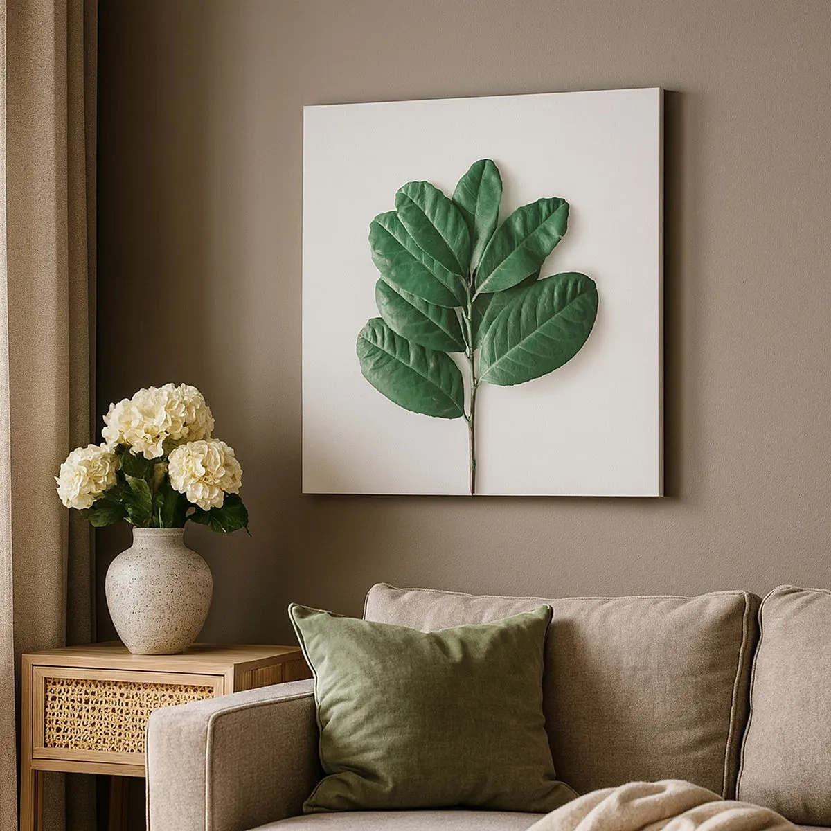 Tablou pe pânză - Desenul naturii însăși - 30x30 cm