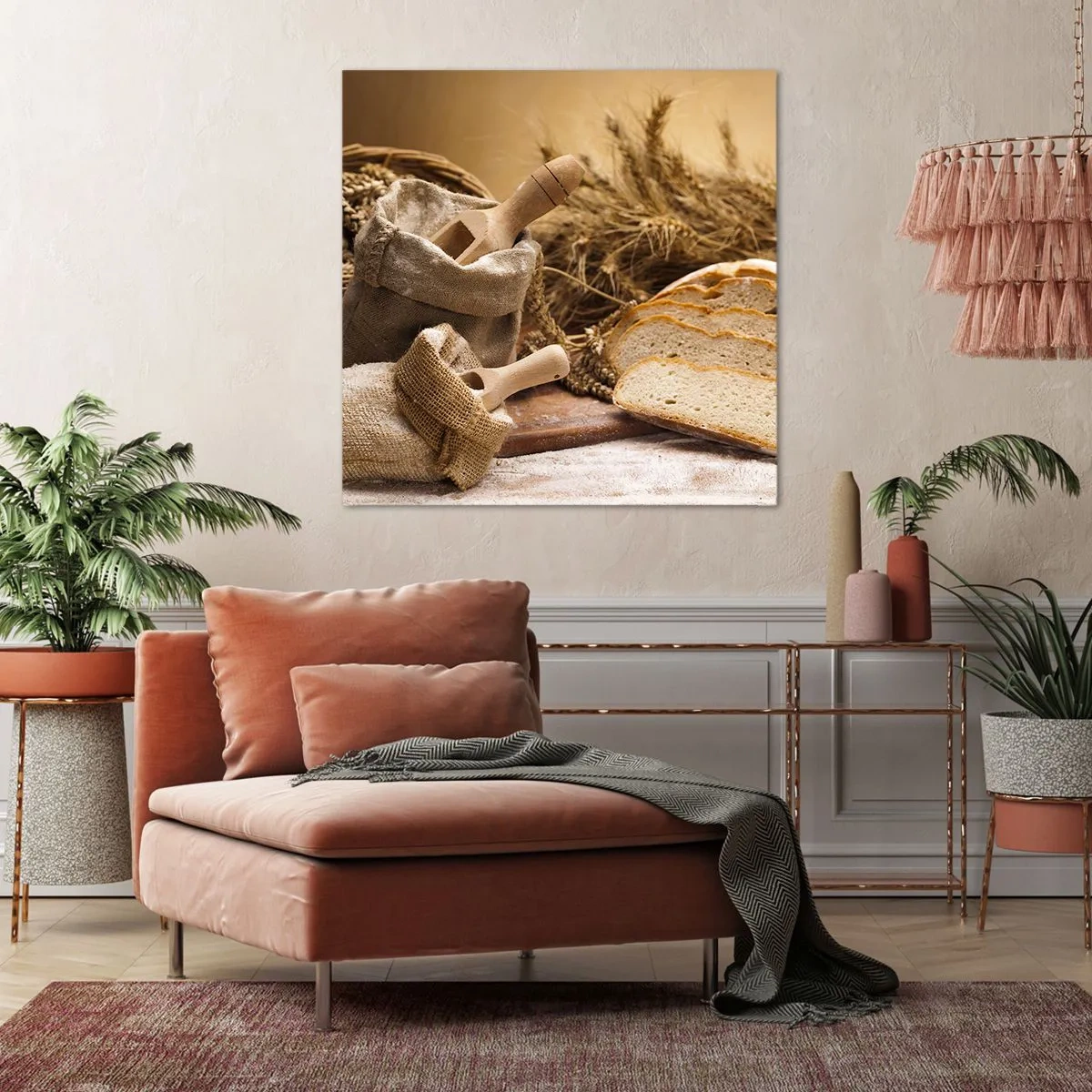 Tablou pe pânză - Oprire violentă - 60x60 cm