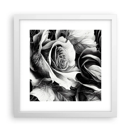 Poster în ramă albă - Mereu regina - 30x30 cm