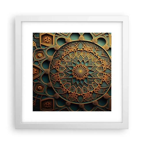 Poster în ramă albă - În stil arabic - 30x30 cm