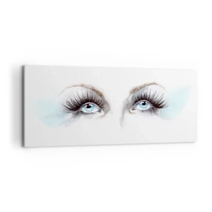 Tablou pe pânză - Ochii unui înger? - 100x40 cm