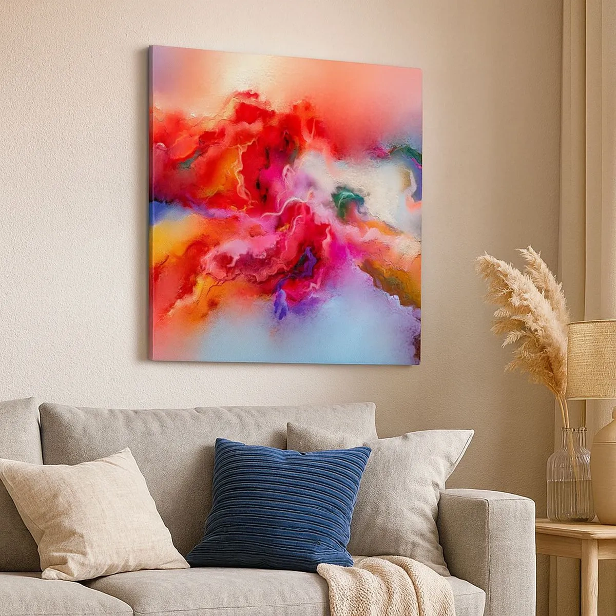 Tablou pe pânză - Cum să prinzi visul - fum - 30x30 cm