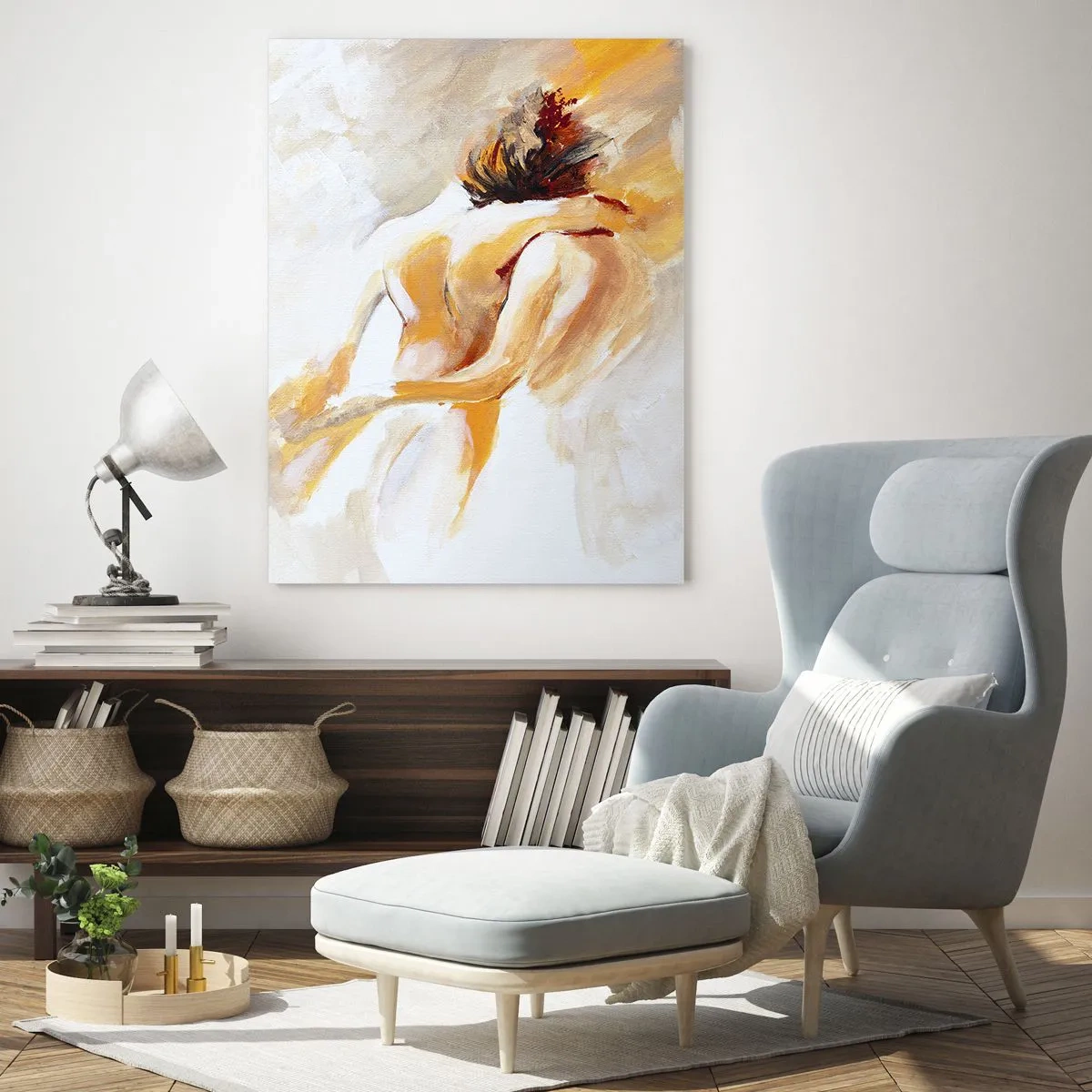 Tablou pe sticlă - În cerul proximității - 50x70 cm