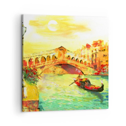Tablou pe pânză - Pelerinaj de îndrăgostiți - 50x50 cm