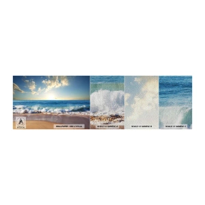 Mostră tapet Premium Sand - Mișcare și liniște în același timp - Peisaj, Mare, plajă - 100x30 cm
