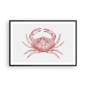 Poster în ramă neagră - Crab peste crabi - 91x61 cm