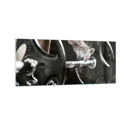 Tablou pe sticlă - Provocare acceptată! - 100x40 cm