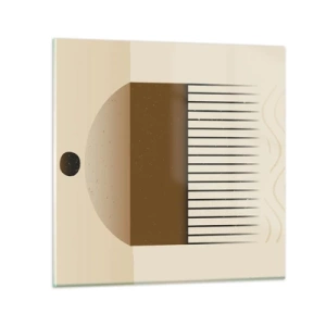 Tablou pe sticlă - Stări diferite - 70x70 cm