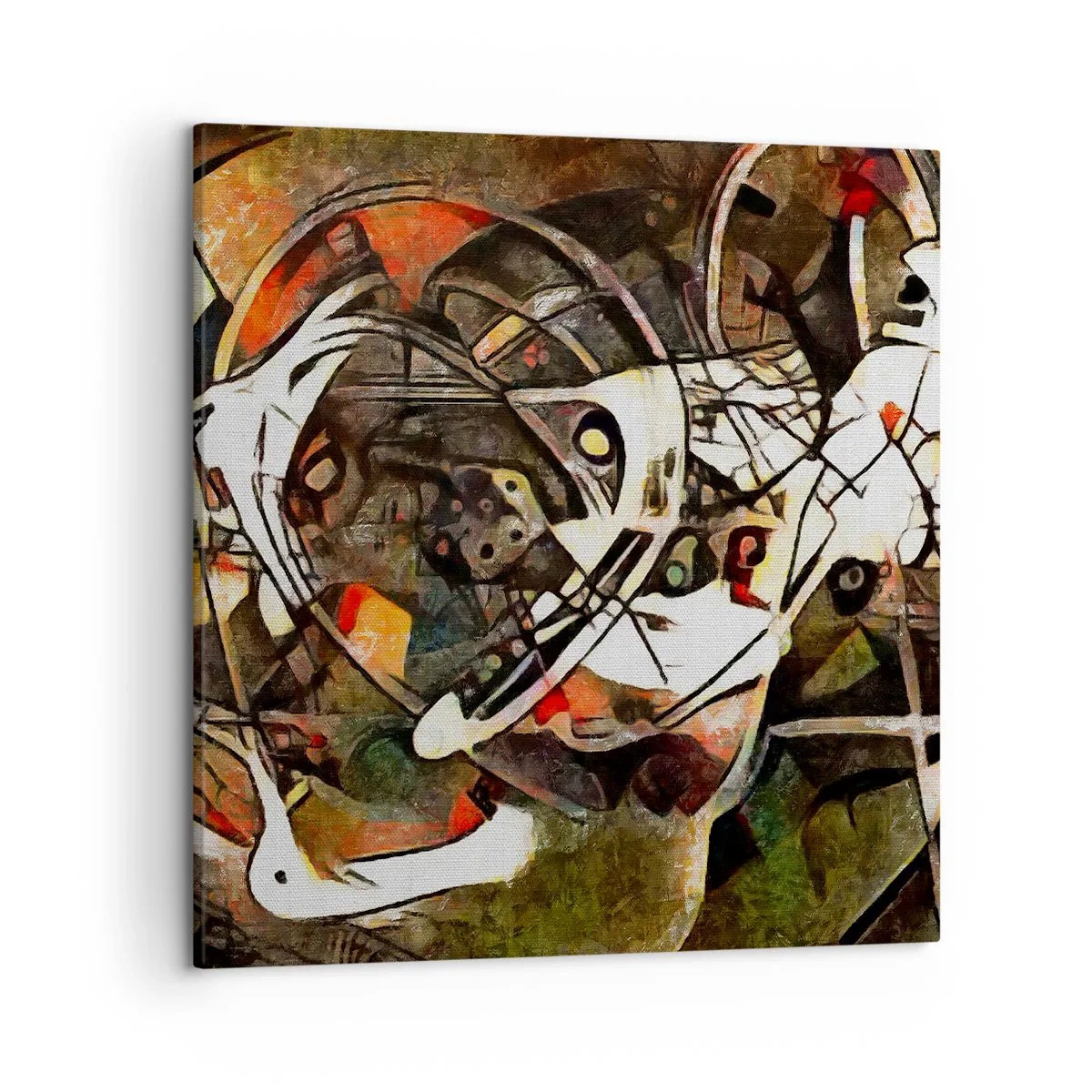 Tablou pe pânză - Auziți mișcarea? - 50x50 cm