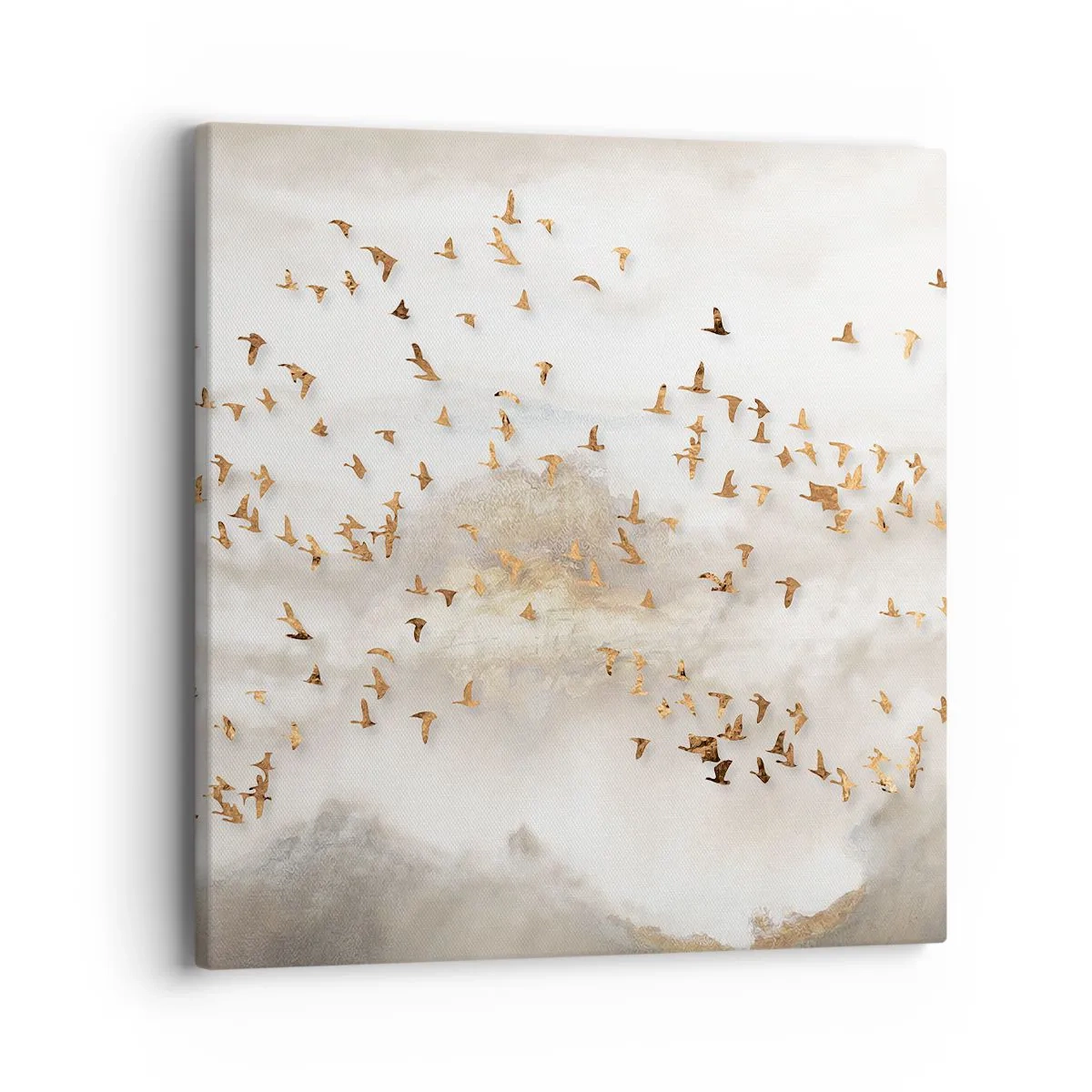 Tablou pe pânză - A sosit timpul... - 40x40 cm