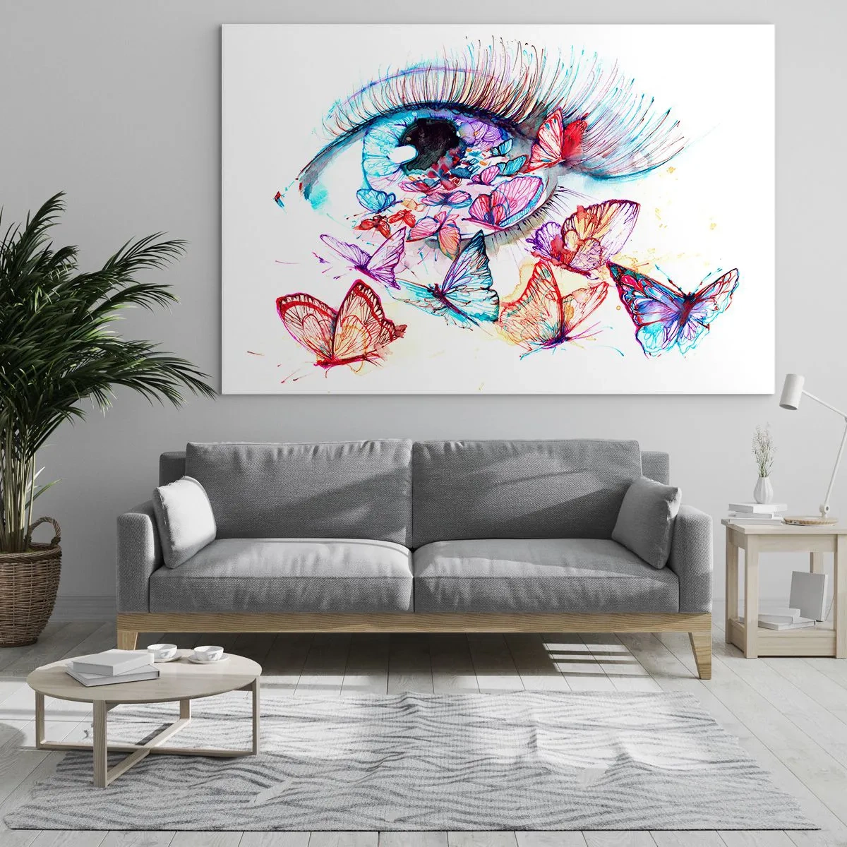 Tablou pe sticlă - Ochi de basm - 120x80 cm
