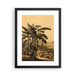 Poster în ramă neagră - În stil colonial - 30x40 cm