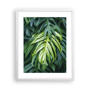 Poster în ramă albă - Scufundă-te în prospețime - 40x50 cm