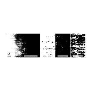 Mostră tapet autocolant Deluxe Sticker - Iar câștigătorul este... - Abstracția, Bucată, alb-negru - 100x30 cm