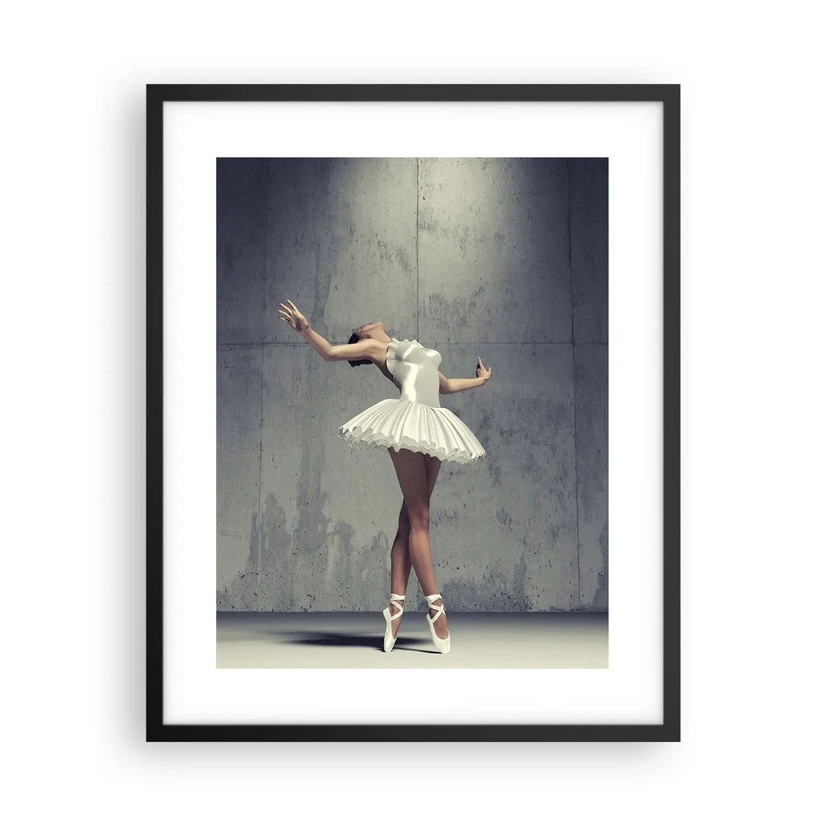 Poster în ramă neagră - Ușoară ca o pasăre - 40x50 cm