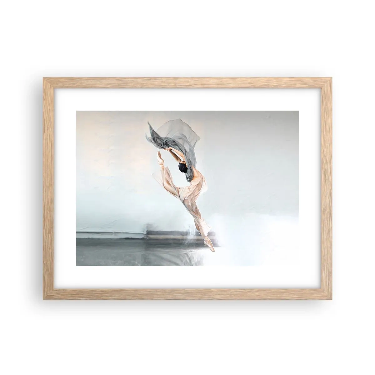 Poster în ramă de stejar deschis - În exaltare de dans - 40x30 cm