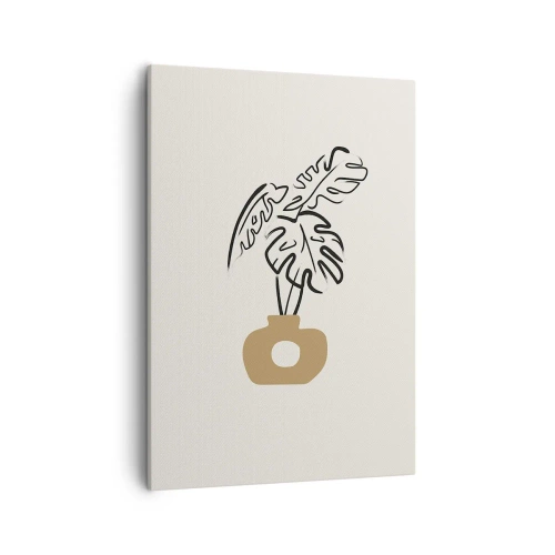 Tablou pe pânză - Monstera - decorarea casei - 50x70 cm