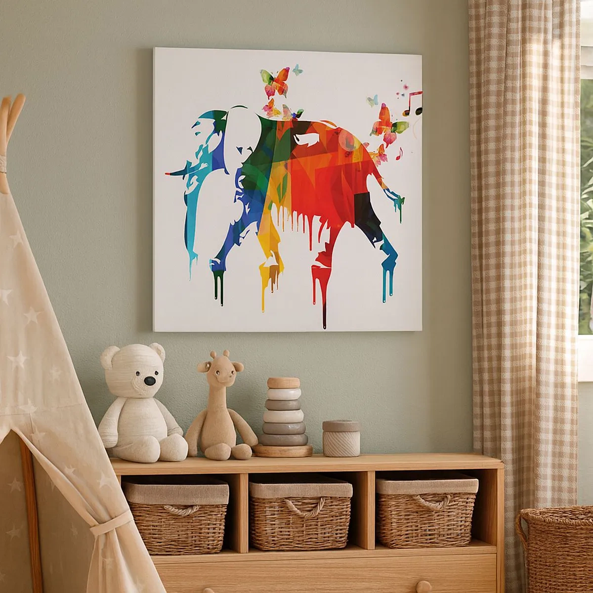 Tablou pe pânză - Toată lumea poate dansa - 30x30 cm