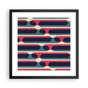 Poster în ramă neagră - Înăuntru și înainte - 40x40 cm