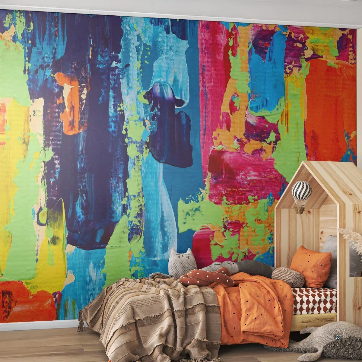 Tapet Premium Sand - Viața este frumoasă! - Abstracția, Grafică, Bucată - 100x70 cm