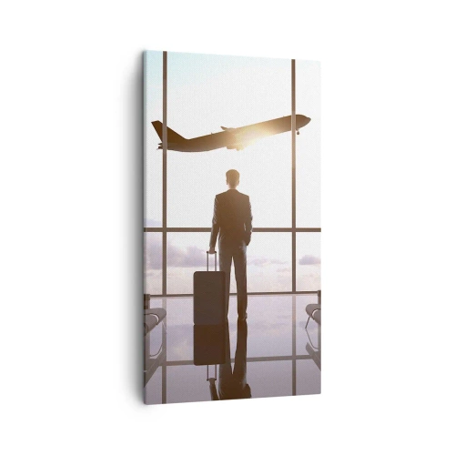 Tablou pe pânză - Ai timp, încetinește - 45x80 cm