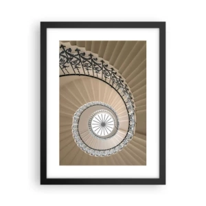 Poster în ramă neagră - În interiorul cochiliei - 30x40 cm