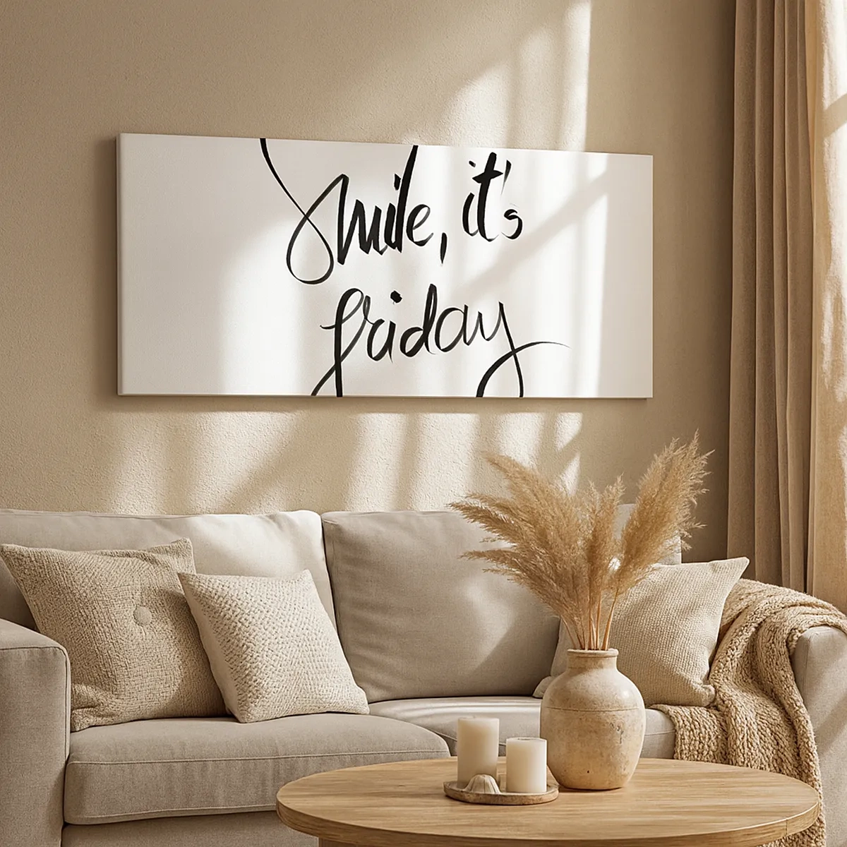 Tablou pe pânză - Bucurie adevărată - 30x30 cm