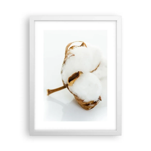 Poster în ramă albă - Moale prin natură - 30x40 cm