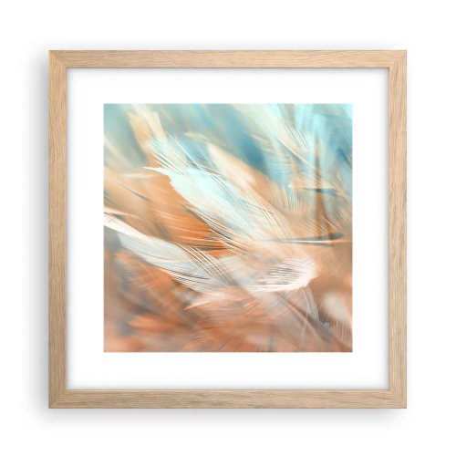 Poster în ramă de stejar deschis - În țara blândeții - 30x30 cm