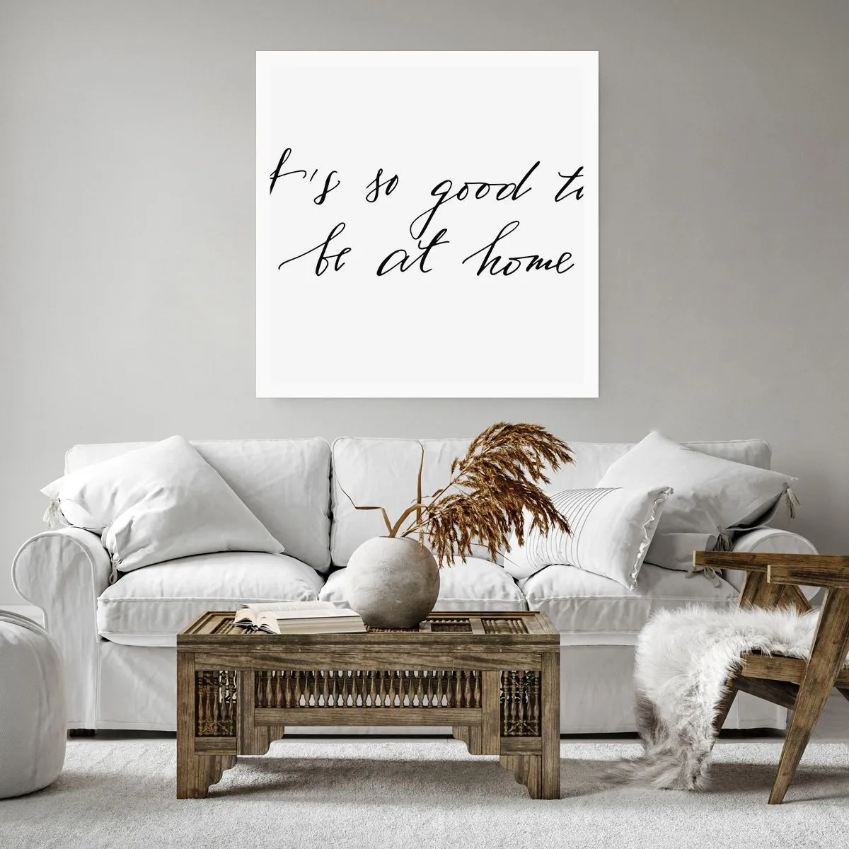 Poster - Cât de adevărat - 50x50 cm