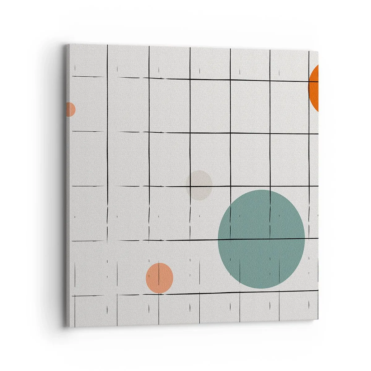 Tablou pe pânză - În capcană. Noi sau ele? - 70x70 cm