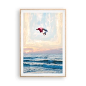 Poster în ramă de stejar deschis - Spre o altă dimensiune - 61x91 cm