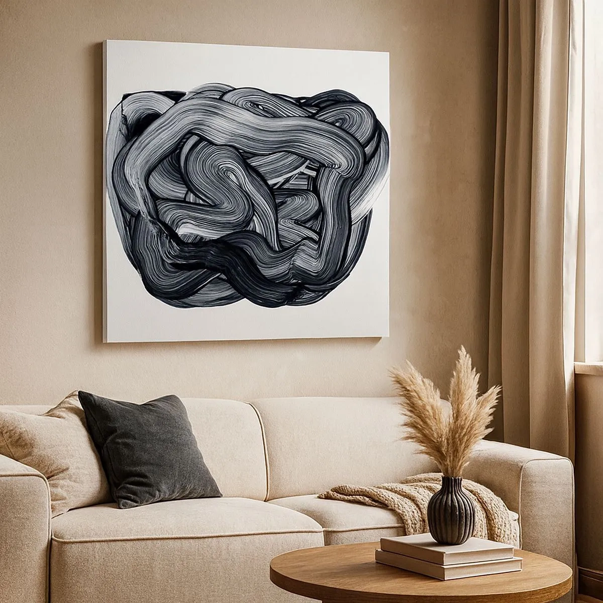 Tablou pe pânză - Nu este atât de simplu - 30x30 cm