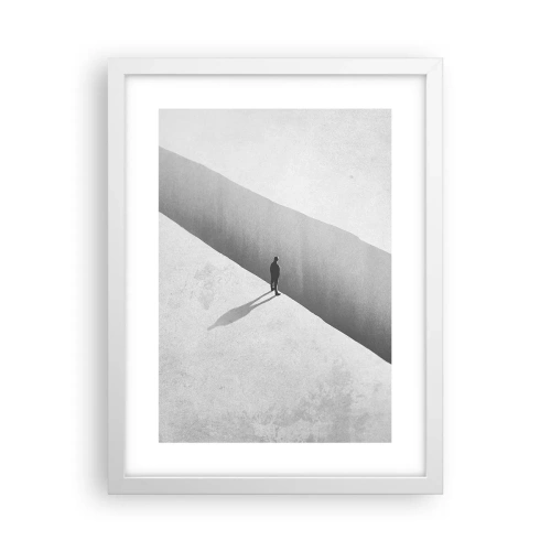 Poster în ramă albă - Obiectiv clar - 30x40 cm