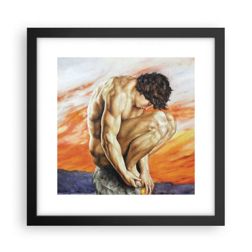 Poster în ramă neagră - Ascultându-se pe sine - 30x30 cm