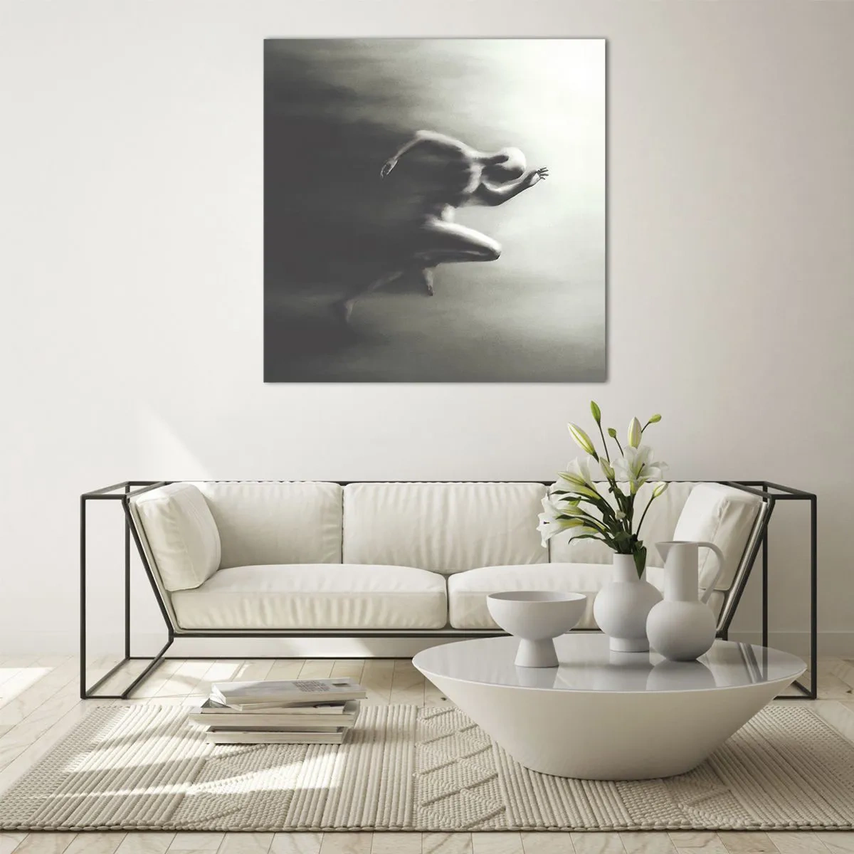 Tablou pe sticlă - De neoprit - 30x30 cm