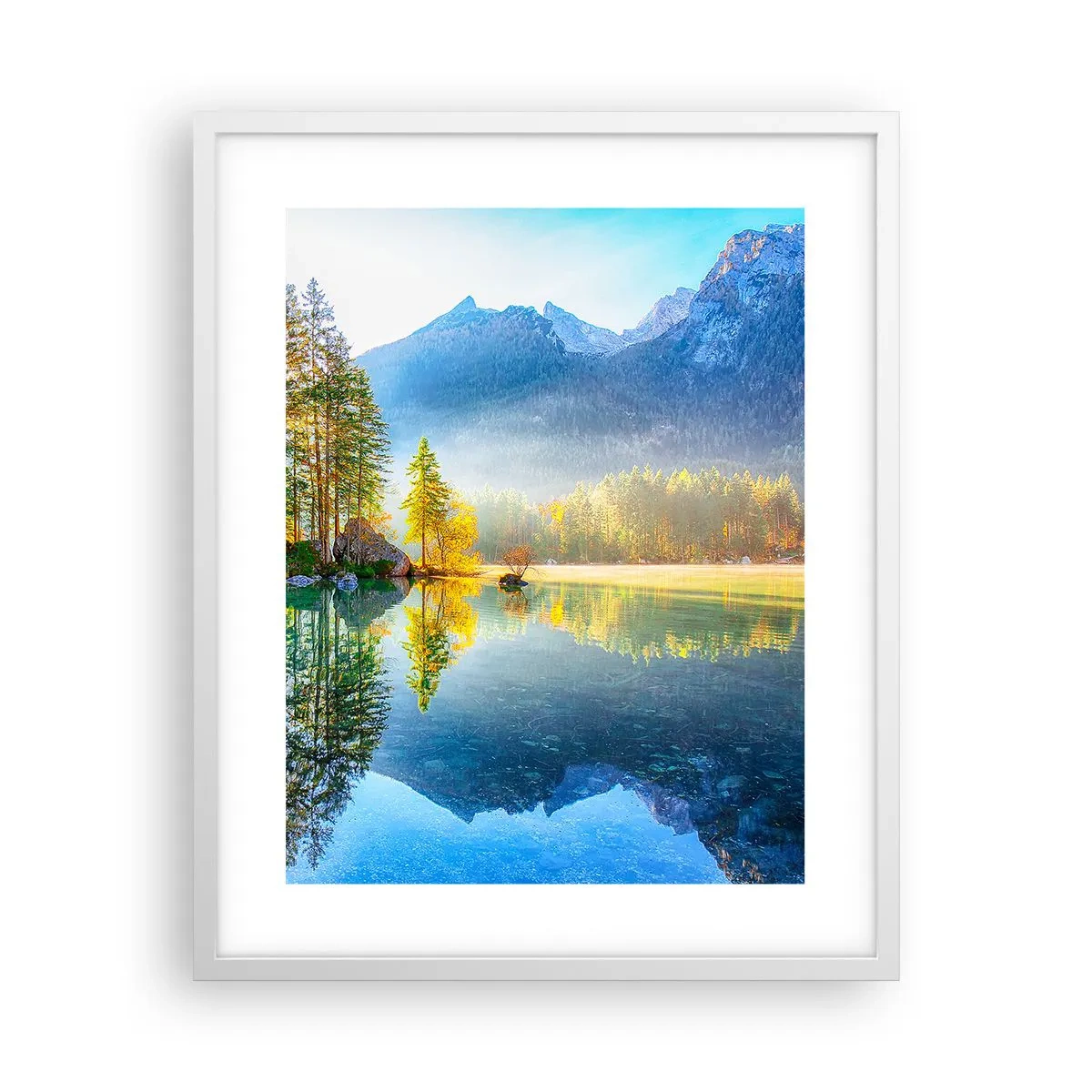 Poster în ramă albă - Maiestate și dulceață - 40x50 cm