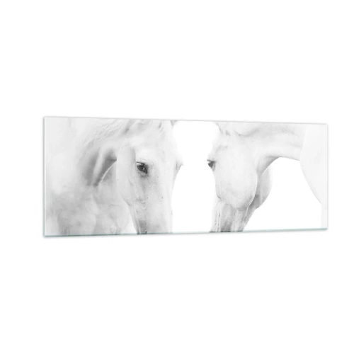 Tablou pe sticlă - Este aceasta o prietenie...? - 140x50 cm