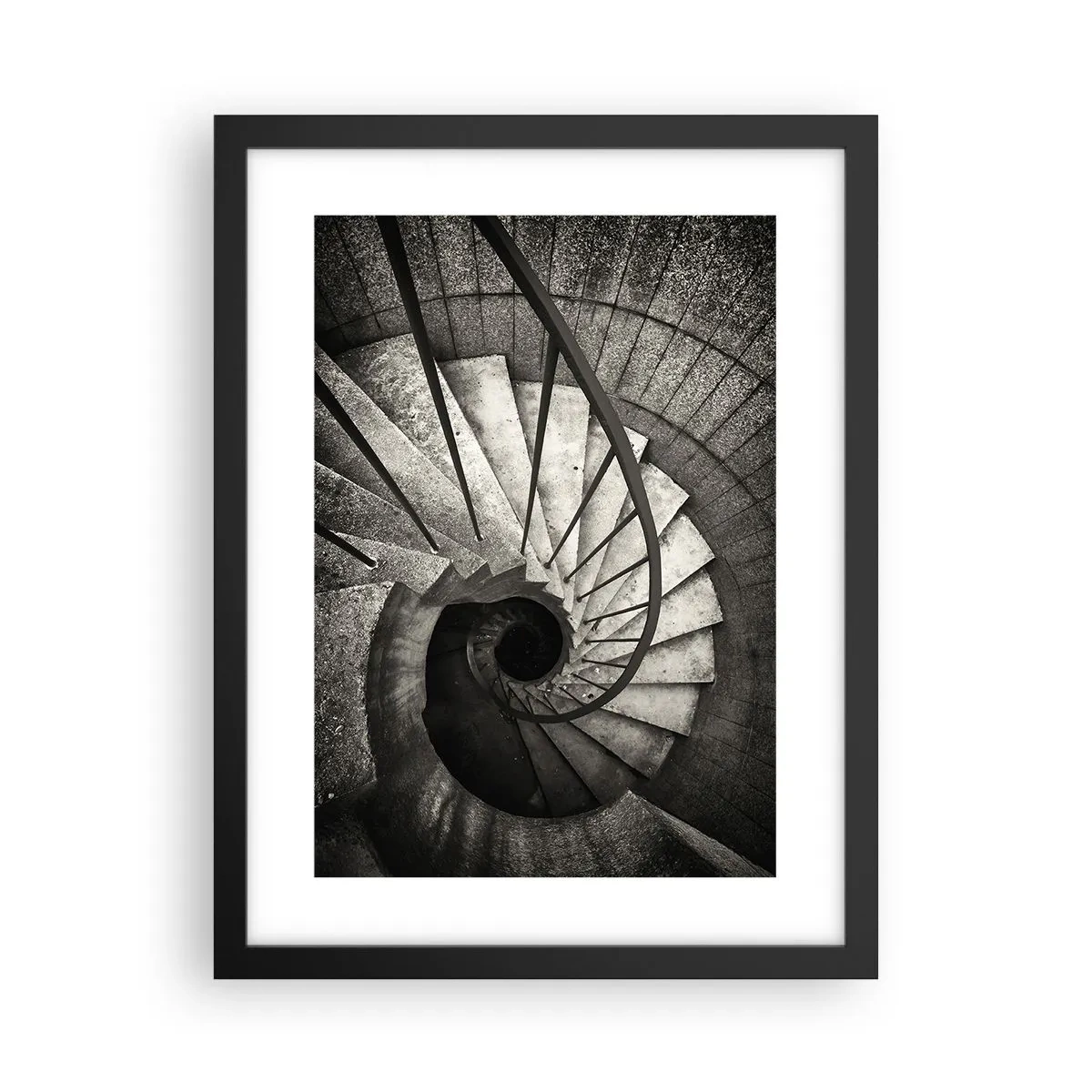 Poster în ramă neagră - În sus și în jos - 30x40 cm