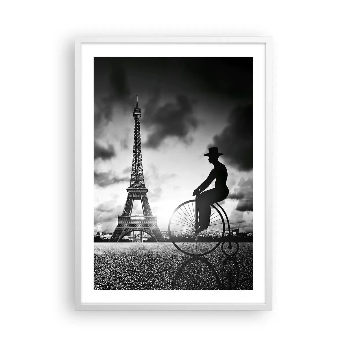 Poster în ramă albă - Dorul de Belle Epoque - 50x70 cm