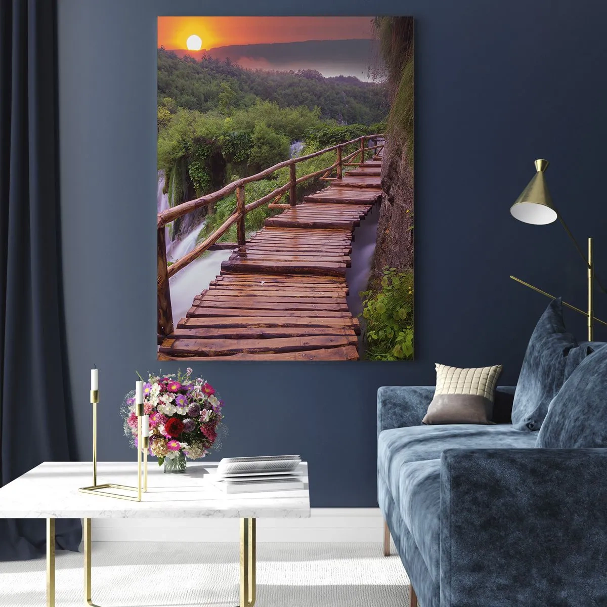 Tablou pe sticlă - Frumusețe de necrezut - 50x70 cm