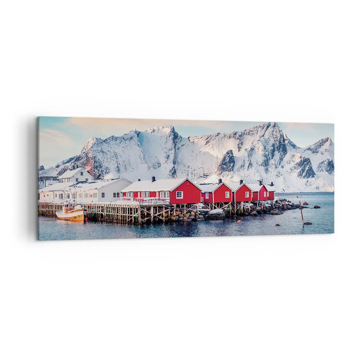 Tablou pe pânză - Retragerea nordică - 140x50 cm